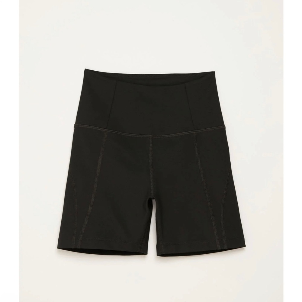Girlfriend collective high rise run bike shorts, size medium